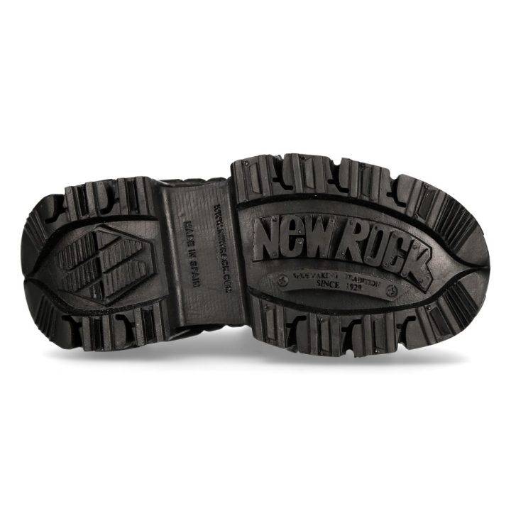 Chaussures Noir New Rock M-TANK120NSHLACE-S1 – Image 7