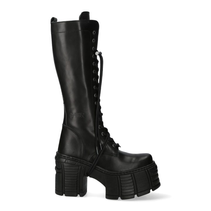 'Bottes hautes' Acier, Noir New Rock M-TM002-C2 – Image 2