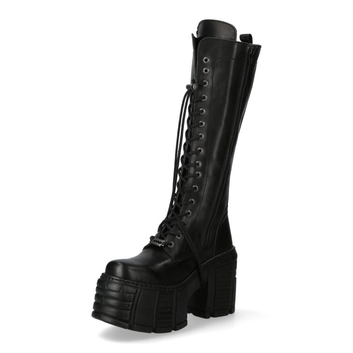 'Bottes hautes' Acier, Noir New Rock M-TM002-C2 – Image 5