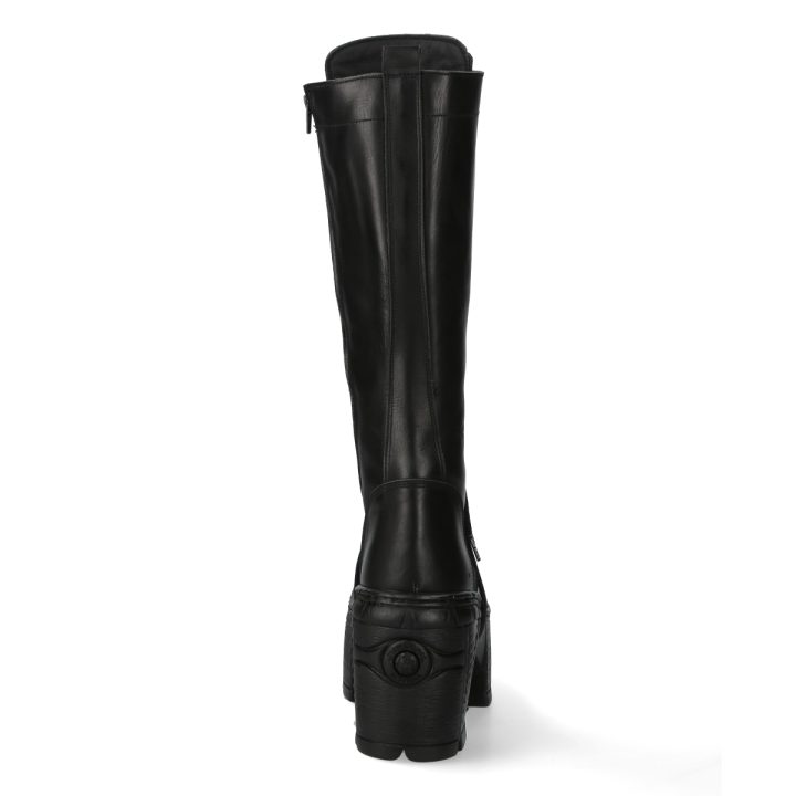 'Bottes hautes' Acier, Noir New Rock M-TM002-C2 – Image 6