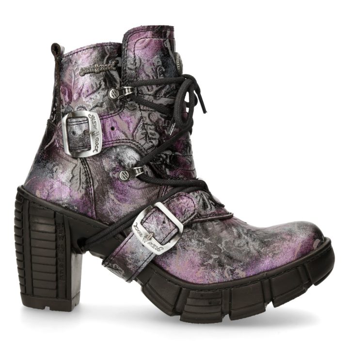 Bottines Lilas New Rock M-TRCASCO004-S4 – Image 2