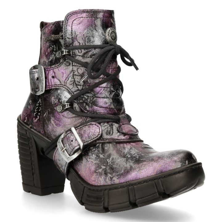 Bottines Lilas New Rock M-TRCASCO004-S4 – Image 3