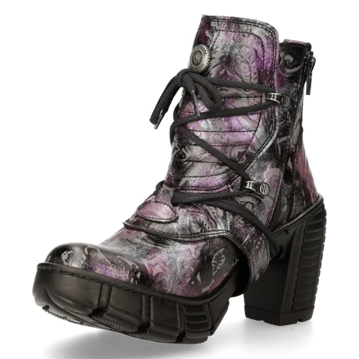 Bottines Lilas New Rock M-TRCASCO004-S4 – Image 5