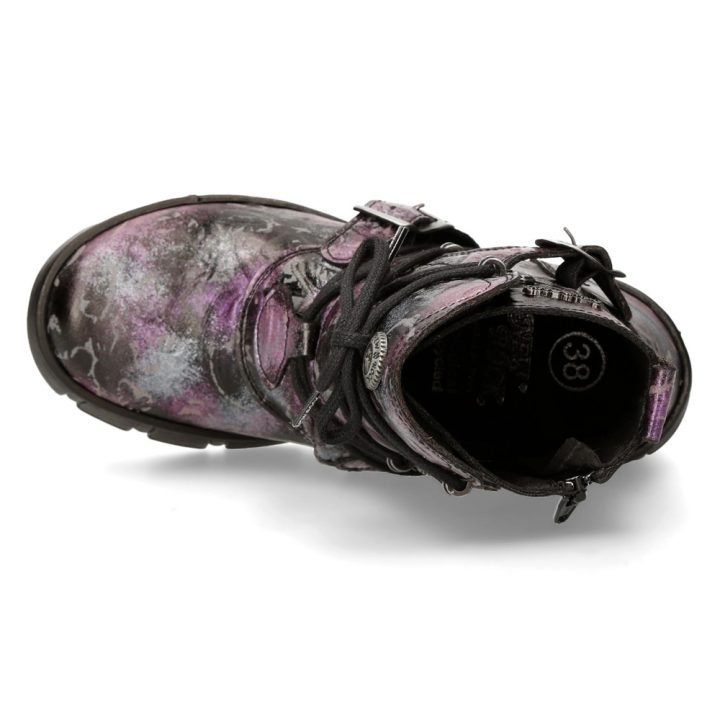 Bottines Lilas New Rock M-TRCASCO004-S4 – Image 8