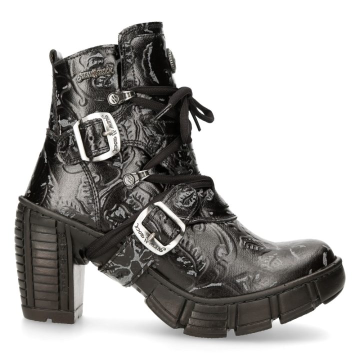 Bottines Noir New Rock M-TRCASCO004-S5 – Image 2