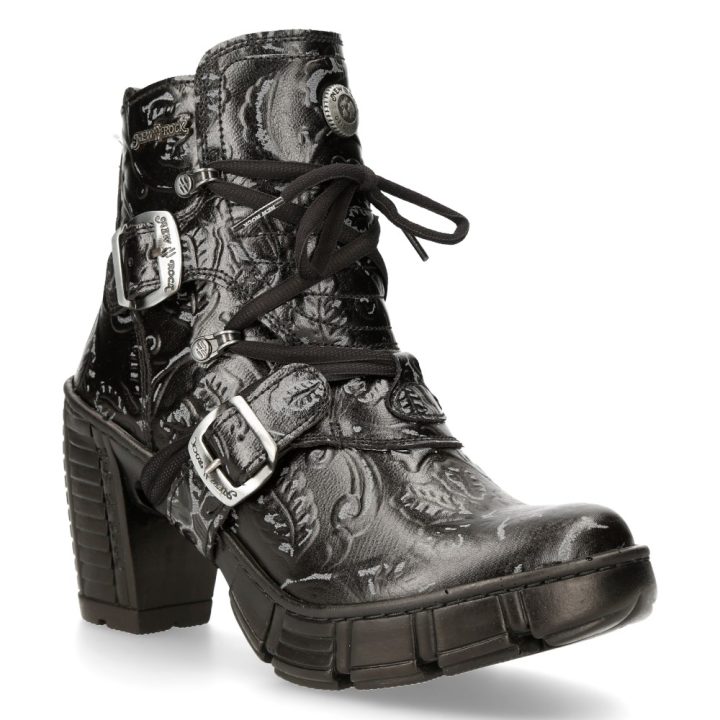 Bottines Noir New Rock M-TRCASCO004-S5 – Image 3