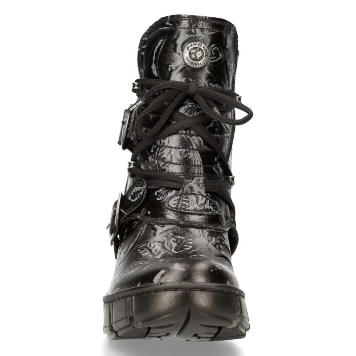 Bottines Noir New Rock M-TRCASCO004-S5 – Image 4