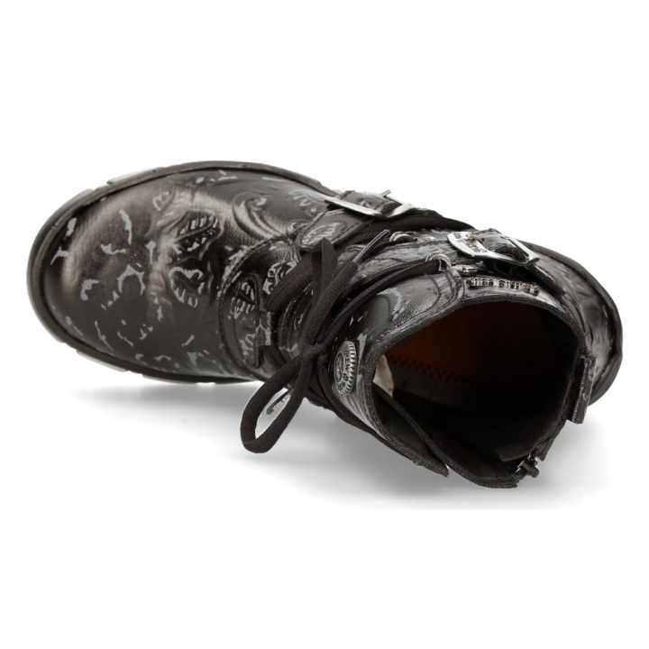 Bottines Noir New Rock M-TRCASCO004-S5 – Image 8