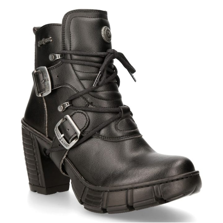 Bottines Noir New Rock M-TRCASCO004-V2 – Image 2