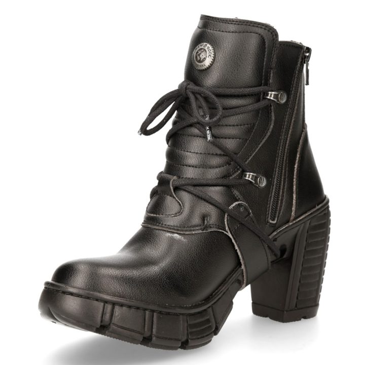 Bottines Noir New Rock M-TRCASCO004-V2 – Image 4