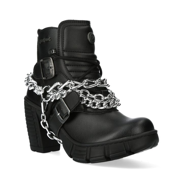 Bottines Noir New Rock M-TRCASCO004ES-V2 – Image 3