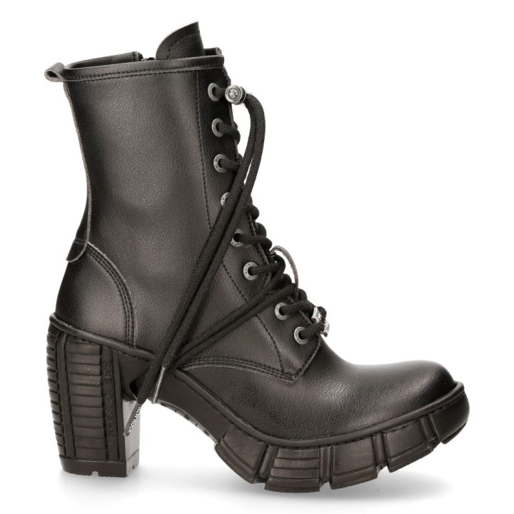 Bottines Acier, Noir New Rock M-TRCASCO007-V2 – Image 2