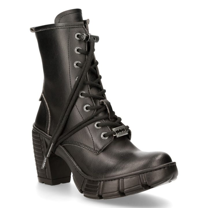 Bottines Acier, Noir New Rock M-TRCASCO007-V2 – Image 3