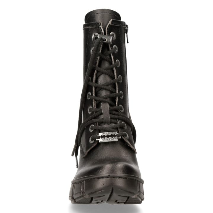 Bottines Acier, Noir New Rock M-TRCASCO007-V2 – Image 4
