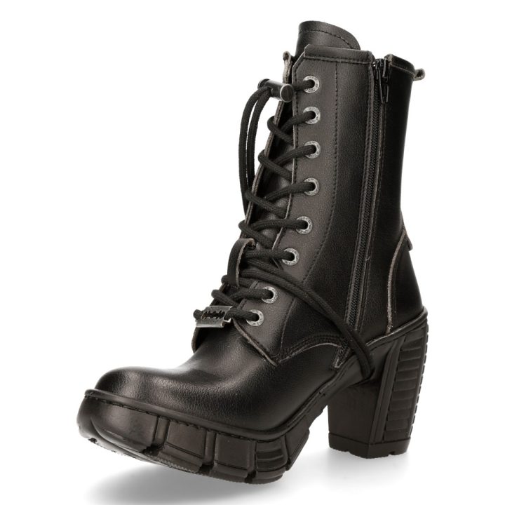 Bottines Acier, Noir New Rock M-TRCASCO007-V2 – Image 5
