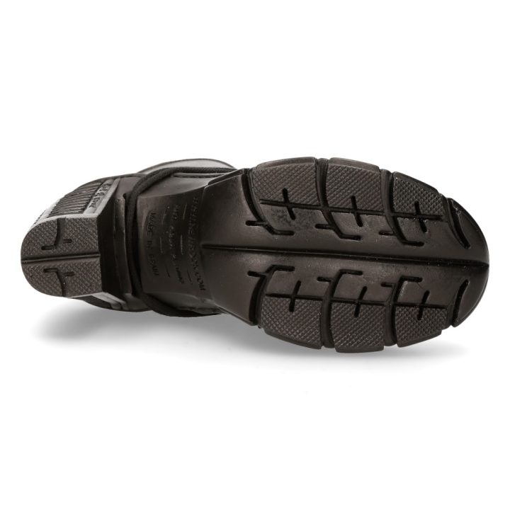 Bottines Acier, Noir New Rock M-TRCASCO007-V2 – Image 7