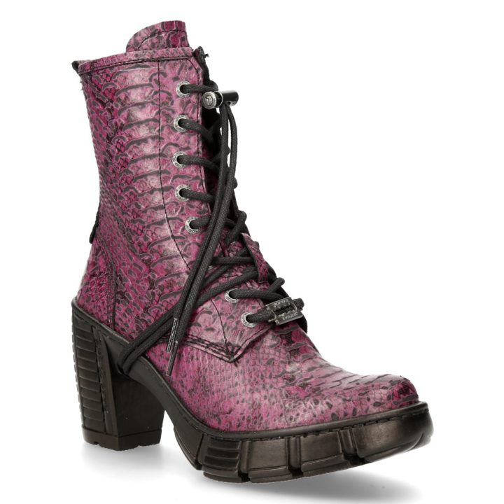 Bottines Lilas New Rock M-TRCASCO007-V3 – Image 3