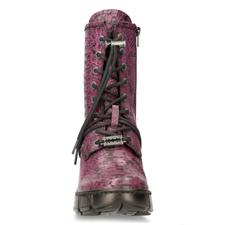 Bottines Lilas New Rock M-TRCASCO007-V3 – Image 4