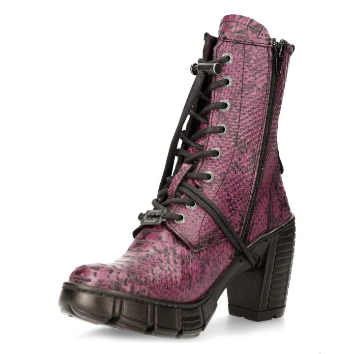 Bottines Lilas New Rock M-TRCASCO007-V3 – Image 5