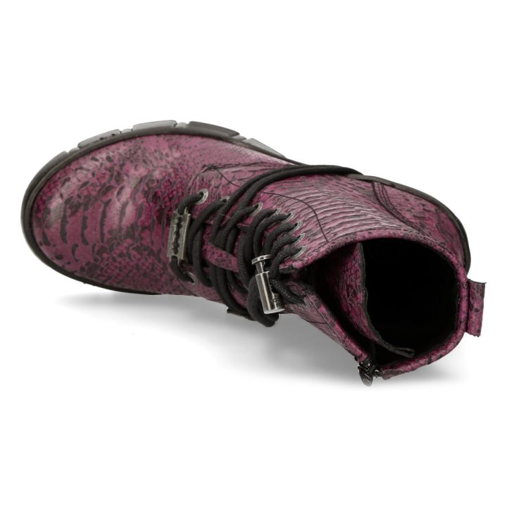 Bottines Lilas New Rock M-TRCASCO007-V3 – Image 8