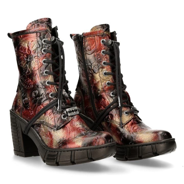 Bottines Rouge New Rock M-TRCASCO007-V7