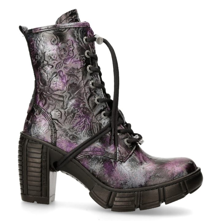 Bottines Lilas New Rock M-TRCASCO007-V9 – Image 2