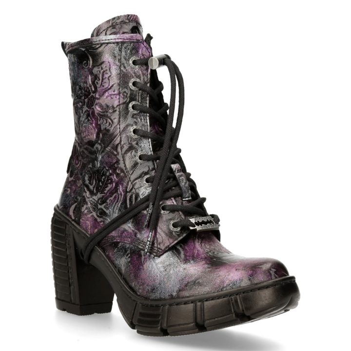 Bottines Lilas New Rock M-TRCASCO007-V9 – Image 3