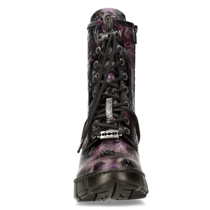 Bottines Lilas New Rock M-TRCASCO007-V9 – Image 4