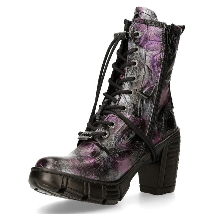 Bottines Lilas New Rock M-TRCASCO007-V9 – Image 5