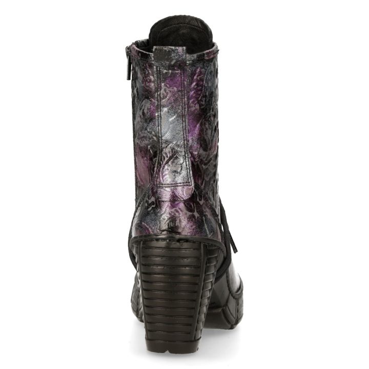 Bottines Lilas New Rock M-TRCASCO007-V9 – Image 6