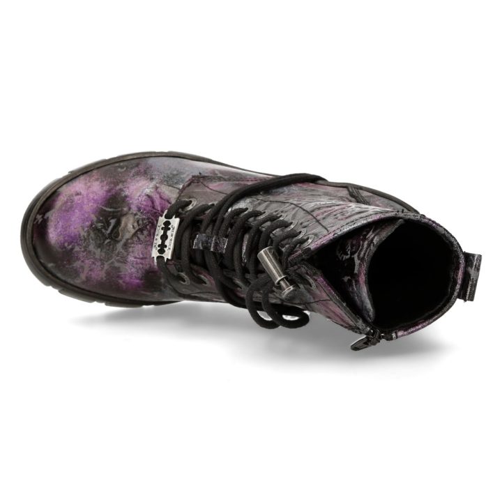 Bottines Lilas New Rock M-TRCASCO007-V9 – Image 8