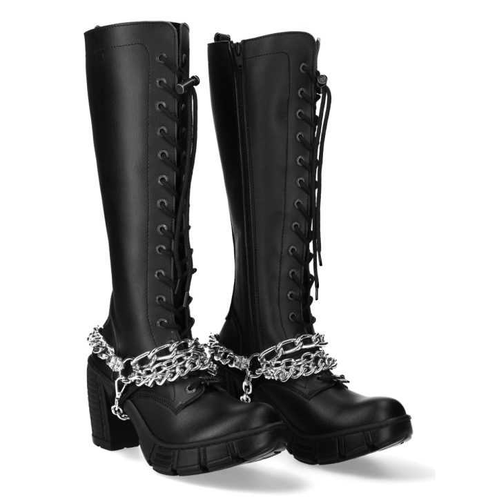 'Bottes hautes' Noir New Rock M-TRCASCO009ES-V1