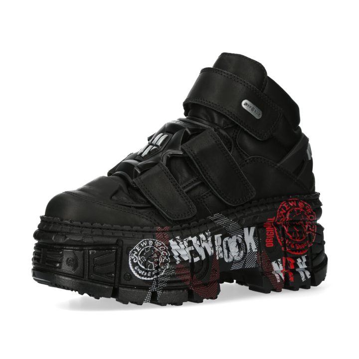 Bottines Noir New Rock M-WALL009-C12 – Image 2