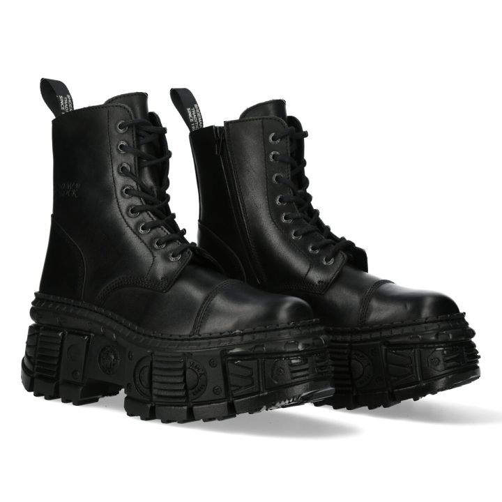Bottines Noir New Rock M-WALL083C-S5