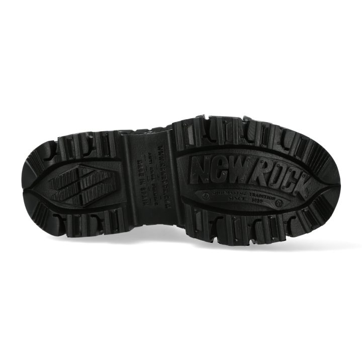 Bottines Noir New Rock M-WALL083C-S5 – Image 7