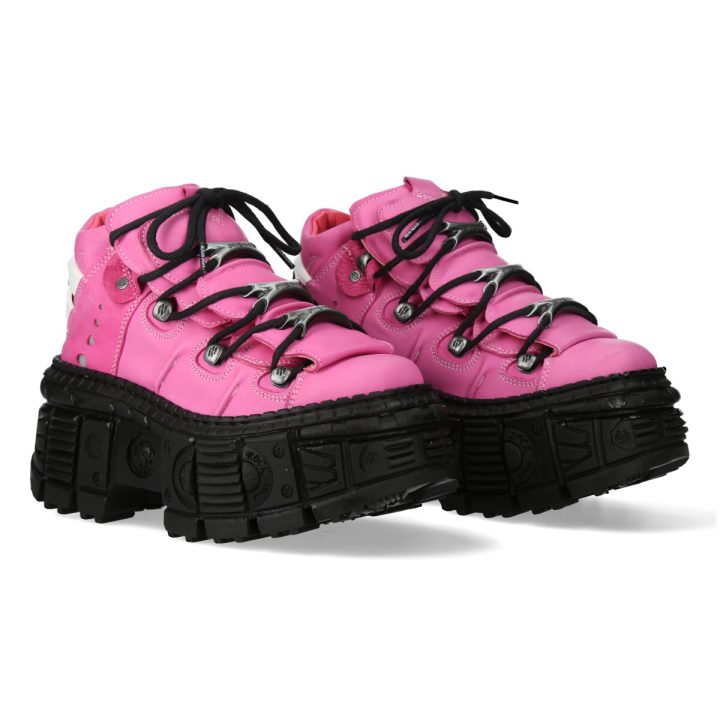 Bottines Rose New Rock M-WALL106-S28