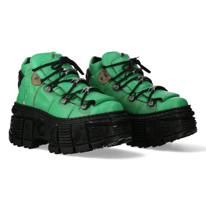 Bottines Vert New Rock M-WALL106-S29