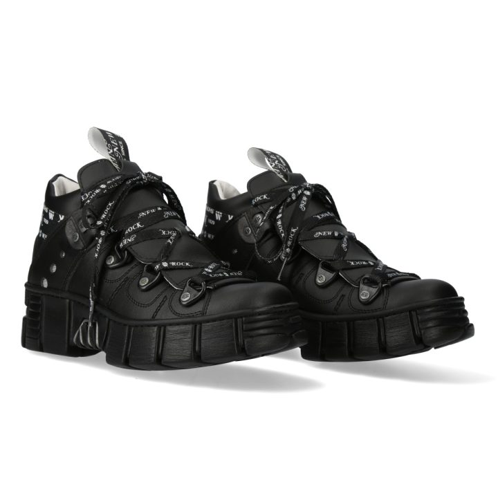 Bottines Noir New Rock M-WALL106NSPORT-V1