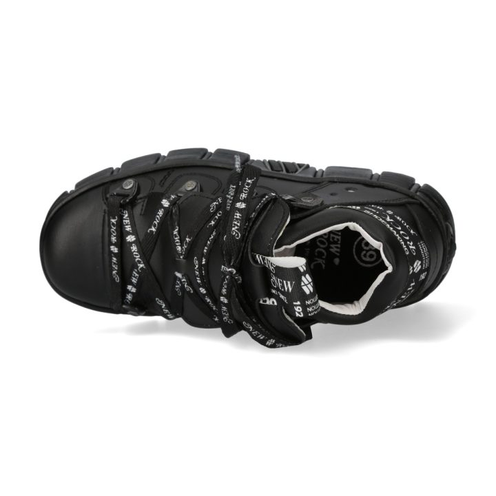 Bottines Noir New Rock M-WALL106NSPORT-V1 – Image 8