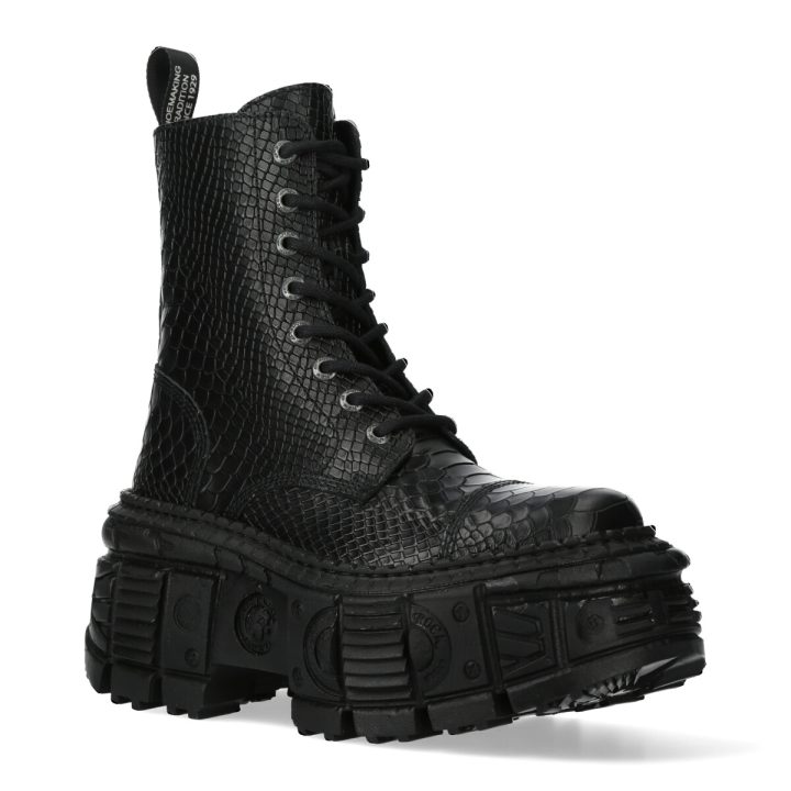 Bottines Noir New Rock M-WALL126-S7 – Image 3