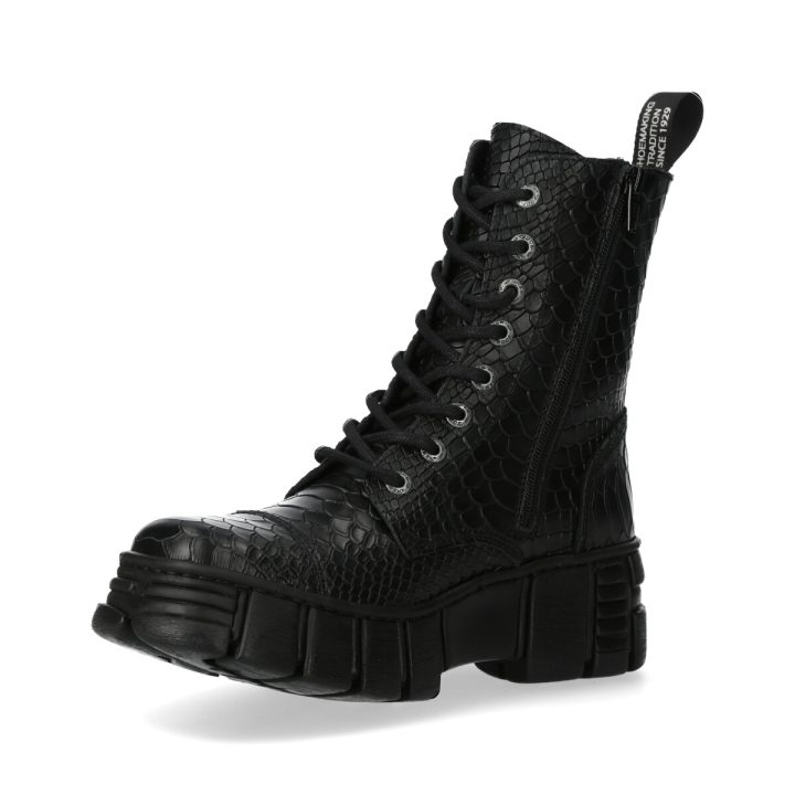 Bottines Noir New Rock M-WALL126-S8 – Image 5