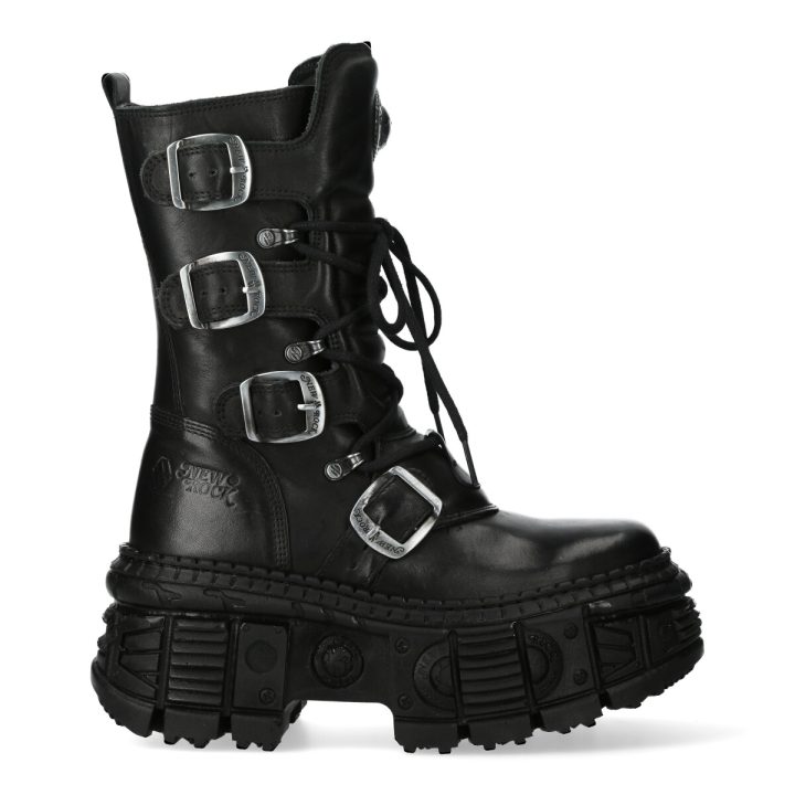 Bottines Noir New Rock M-WALL1473-S5 – Image 2