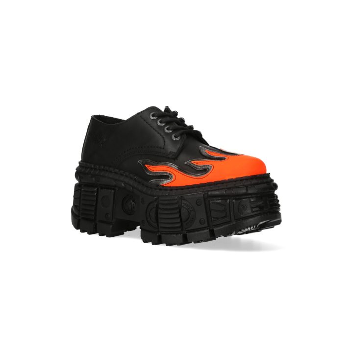 Chaussures Noir, Orange New Rock M-WALL211-V4 – Image 3