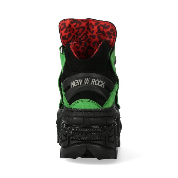 Bottines Noir, Vert New Rock M-WALL285-S7 – Image 6
