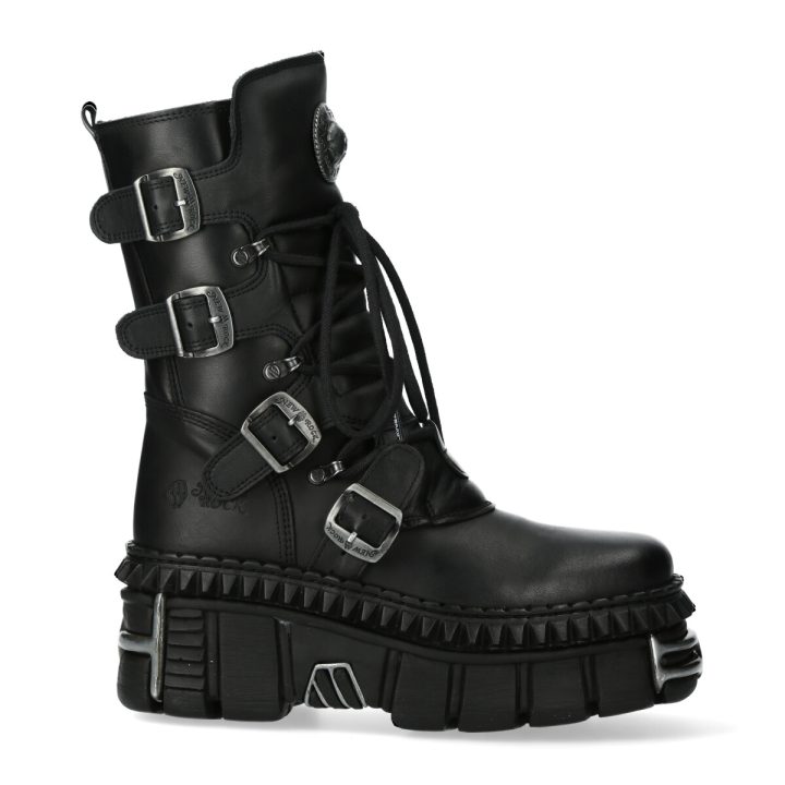 Bottines Noir New Rock M-WALL373-S10 – Image 2