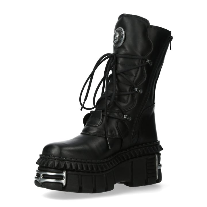 Bottines Noir New Rock M-WALL373-S10 – Image 5
