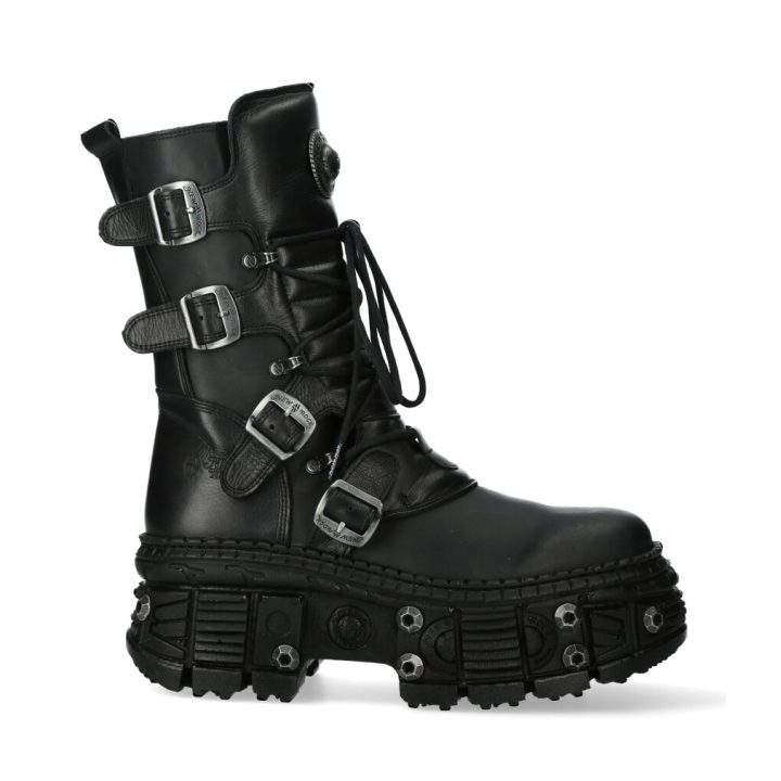 Bottines Noir New Rock M-WALL373-S11 – Image 2