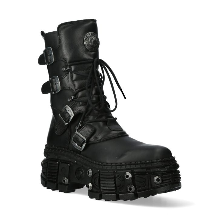 Bottines Noir New Rock M-WALL373-S11 – Image 3
