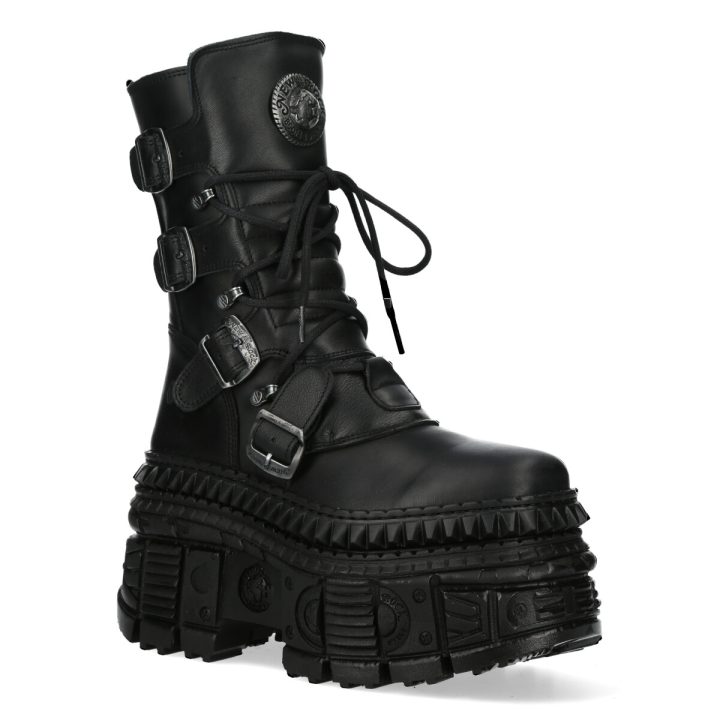 Bottines Noir New Rock M-WALL373-S4 – Image 3