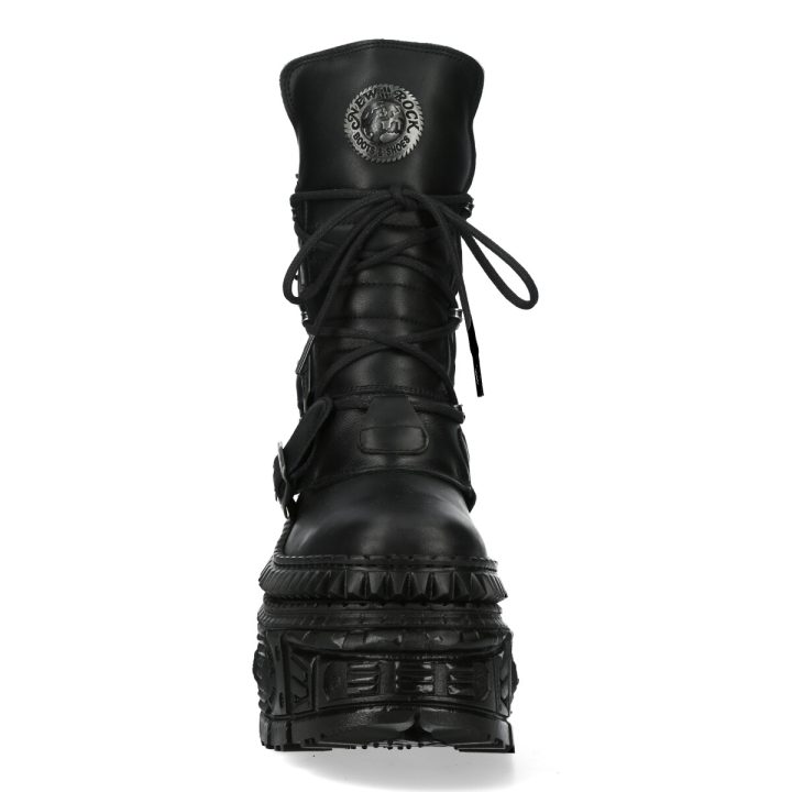Bottines Noir New Rock M-WALL373-S4 – Image 4